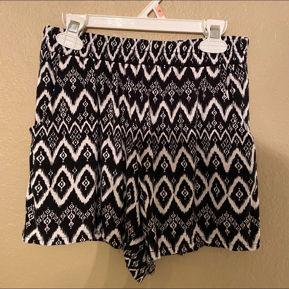 Aztec print shorts